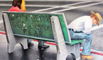 Exhibit of “Hollywood Blvd., We’re Doomed.”